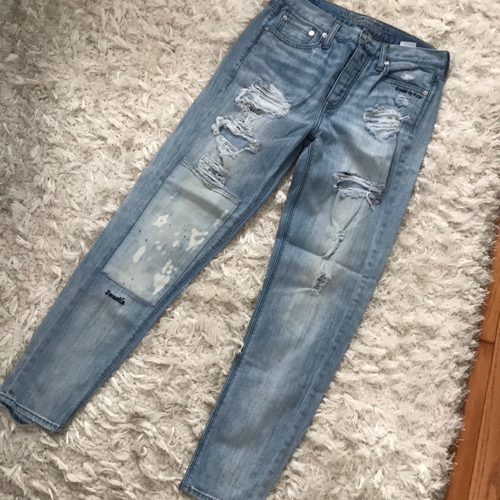 Vintage Hi-Rise, 4 Long, AEO jeans, like new